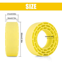 INJORA Silicone Rubber Inserts for 1.3" 68-72mm Tires (1370) INJYQT-1370YE