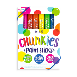 Ooly Chunkies 12 Paint Sticks