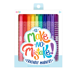 Ooly Make No Mistake 12 Erasable Markers