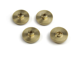 HPI Racing 7mm Hex Hub weight Set +4mm (Brass/4pcs), Fits Venture18 HPI161235
