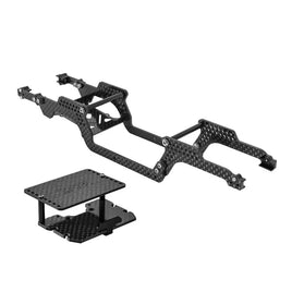 INJORA Universal LCG Chassis Kit for 1/18 TRX4M Upgrade (Carbon Fiber) INJ4M-89-103