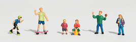 Scenic Accents(R) Figures -- Kids At Play pkg(6) 1830