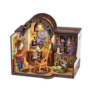 Robotime Rolife DIY Miniature House The Magic Study Building Set