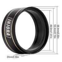 INJORA 94g/pcs Brass Internal Beadlock Ring Clamp Rings for 1.9" Wheel Rims INJYQW-1944-4