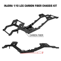 INJORA 313/324mm LCG Carbon Fiber Chassis Kit for TRX4 INJTRX4-006