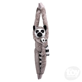Adventure Planet Mom And Baby Hanging Lemur 28 Inch Plush Figure
