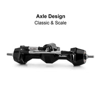 INJORA Stock Width Axles with Brass Steering Knuckles for 1/30 SCX30 INJSCX30-32BKFR
