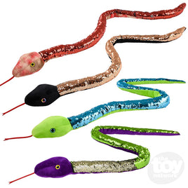 Adventure Planet Sequin Snakes 67 Inch Plush Figure