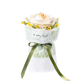 Robotime Rokr Floral Art White Camellia Building Set