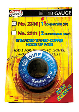 Hook-Up Wire 18-Gauge One Conductor 23' Gray