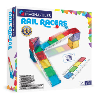 Magna-Tiles Rail Racers Magnetic Building Set