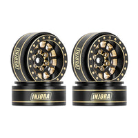 INJORA 1.0 Plus Brass -3.75mm Offset Wheels for Micro Crawlers (W1101) INJYQW-1101BK