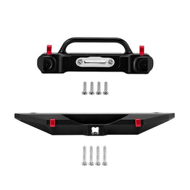 INJORA Aluminum Front Rear Bumper for 1/30 SCX30 JLU INJSCX30-1716FR