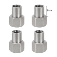 INJORA 4PCS 2/3/4.5mm M2.5 Long Nuts for 1/18 TRX4M INJWH-23