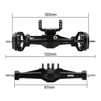 INJORA +4mm Diamond Axles for 1/18 TRX4M INJ4M-92BRFR