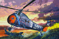 H-34 US Navy Rescue Helicopter (1/48th Scale) Plastic Aircraft Model Kit