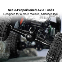 INJORA +4.5mm Planet Axles with Double Joint Shafts for 1/30 SCX30 INJSCX30-34BKFR