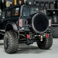 INJORA CNC Aluminum Front Rear Bumpers V2 for 1/18 TRX4M Bronco (4M-43) INJ4M-43FR