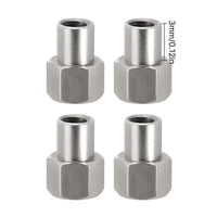 INJORA 4PCS 2/3/5mm M2 Long Nuts for 1/24 SCX24 AX24 INJWH-22