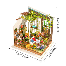 Robotime Rolife Miniature House Miller's Garden Building Set