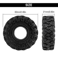 INJORA 1.0" 63*21mm Kraken Claw G2 Tires (T1007) (4) INJYQT-1007