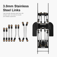 INJORA Carbon Fiber LCG Chassis Kit for 1/24 SCX24, 132mm Wheelbase, 12° Skid Angle INJINC-24S-C