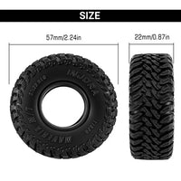 INJORA 1.0" 57*22mm MAVERIX M/T Tires (T1028) (4) INJYQT-1028