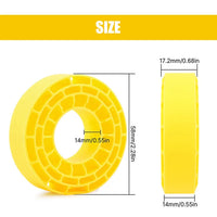 INJORA Silicone Rubber Inserts for 1.0" 61-63mm Tires (1062) INJDGT-1062YE
