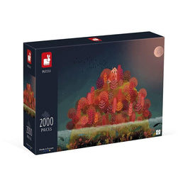 Janod Red Autumn 2000 Piece Jigsaw Puzzle