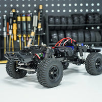 INJORA Universal LCG Chassis Kit for 1/18 TRX4M Upgrade (Carbon Fiber) INJ4M-89-103