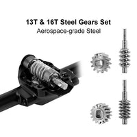 INJORA Stock Width Axles with Brass Steering Knuckles for 1/30 SCX30 INJSCX30-32BKFR