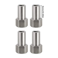 INJORA 4PCS 2/3/5mm M2 Long Nuts for 1/24 SCX24 AX24 INJWH-22