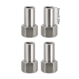 INJORA 4PCS 2/3/5mm M2 Long Nuts for 1/24 SCX24 AX24 INJWH-22-5