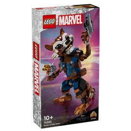 LEGO Marvel Rocket And Baby Groot Building Set 76282