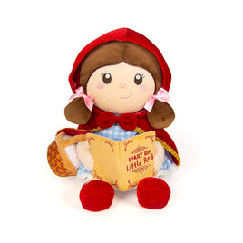 Cuddle Barn Lil Red Storytelling Owl 10 Inch Plush Figure