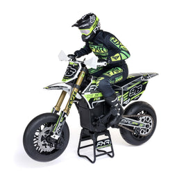 Losi Promoto-SM 1/4 Super Moto Motorcycle, FXR, White LOS-2272