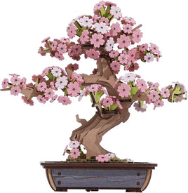 Robotime Rolife Sakura Bonsai 3D Puzzle Creation Set