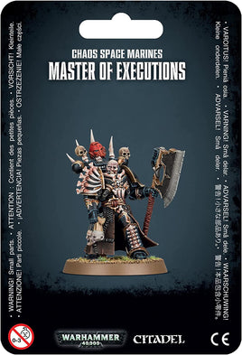 Warhammer 40,000 Chaos Space Marines Master Of Executions Set