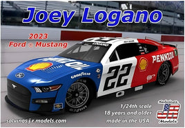 Salvinos JR Models, Inc. 1/24 Joey Logano 2023 Ford Mustang SJMPF2023JLDA