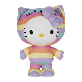 Gund Sanrio Hello Kitty Rainbow Outfit 9.5 Inch Plush Figure