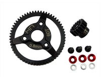 Hot Racing - Traxxas Steel Pinion and Spur Gear (18t/60t 32p)(Red)