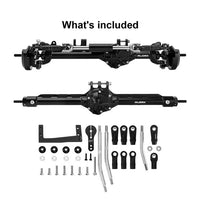 INJORA C60 Axles with Double Joint Shafts for 1/10 Axial UTB10 Capra 1.9 INJC60-BK