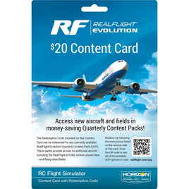 RealFlight Evolution $20 Content Card