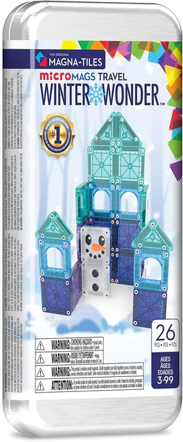 Magna-Tiles MicroMAGS Winter Wonder Magnetic Building Set