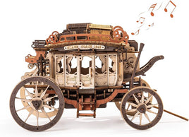 Robotime Rokr DIY Mechanical Music Box Stagecoach Building Set