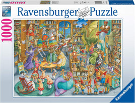 Ravensburger Midnight At The Library 1000 Piece Jigsaw Puzzle