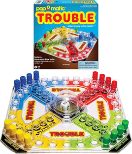 Winning Moves Pop-O-Matic Trouble Board Game