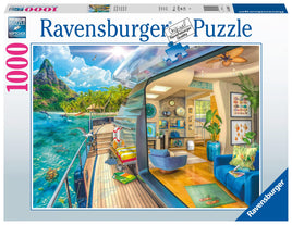 Ravensburger Tropical Island Charter 1000 Piece Jigsaw Puzzle