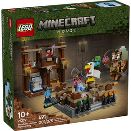 LEGO The Minecraft Movie Woodland Mansion Fighting Ring Building Set 21272