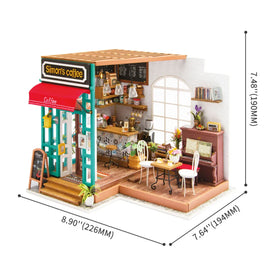 Robotime Rolife DIY Miniature House Simon's Coffee Building Set